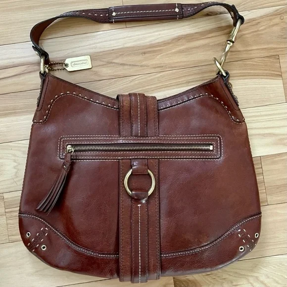 Coach Hamptons leather hobo bag - Picture 2 of 16